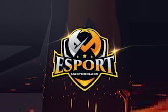 create glamorous an outstanding e sport coaching logo