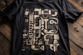 do a typography t shirt design and graphic t shirt