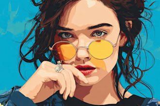 draw amazing vector pop art style from your photo