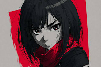 do anime and manga character illustration