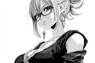 create anime and manga character illustration