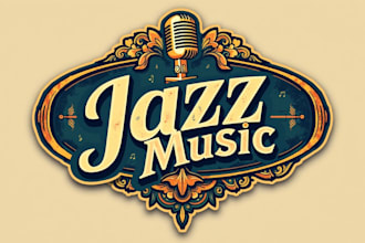 make different jazz music logo