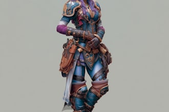 draw a dnd character art illustration commissions