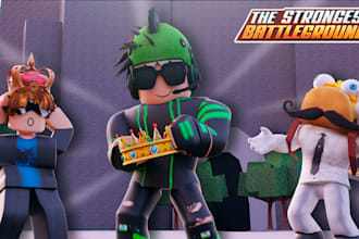 roblox thumbnails with different characteristics normal cartoon or roface