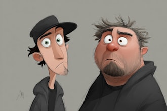 drawing a cartoon for you