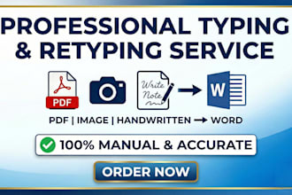 fast and accurate typing and retyping work