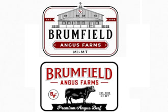 design farm agriculture lawn care landscape horse logo