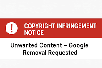 remove negative unwanted content under dmca