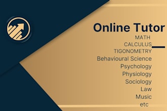 be your calculus math tutor, college tutor