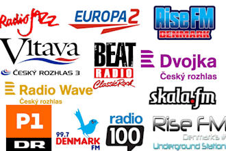 promote and advertise your music on czech and denmark radio