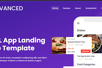 build a fast responsive nextjs landing page