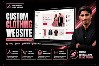 build a custom clothing website no shopify subscription needed