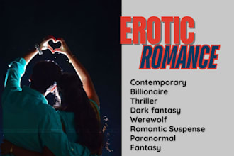 ghostwrite or rewrite romance and erotica stories bdsm novels