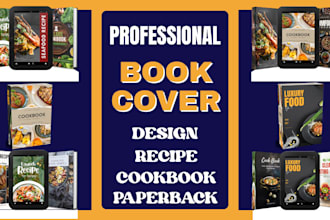 design beautiful keto cookbook cover recipe book kindle KDP paperback 3d mockup
