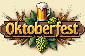 design outstanding oktoberfest beer logo