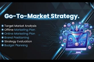 create a go to market strategy to launch your product or startup