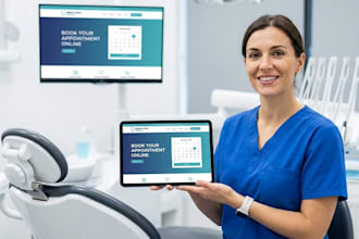 design a wordpress website for dental clinic with appointment booking