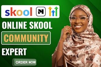 skool online community skool community setup skool community manager kajabi