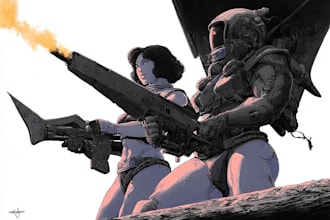 sci fi illustration and sci fi art