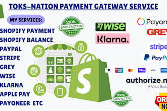 setup shopify payment, shopify balance, configure paypal, stripe, wise, grey