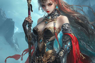 do a rpg fantasy character for games and stories