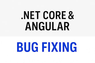 fix bugs or help with small dotnet core or angular tasks