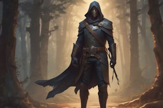 draw 2d game character or 2d game character