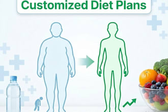 create a personalized diet plan for weight loss or  gain