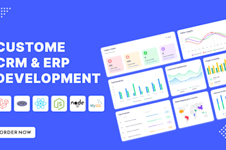 develop custom CRM or erp solutions for your business