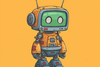 create stunning sci fi robot character art for your project