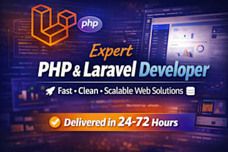 deliver expert PHP laravel development for your website
