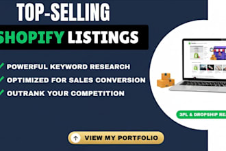 do shopify product listing and data entry