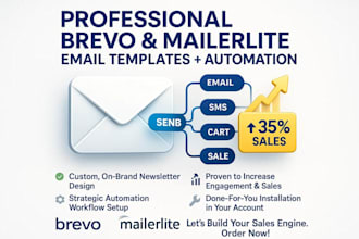 design mailerlite sendinblue brevo newsletter template sendinblue sms automation