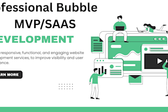 develop custom bubble io website bubble app bubble developer bubble saas no code