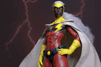 draw illustrations, superhero comic art ,character design