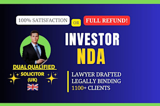 draft nda, confidentiality agreement for your investor