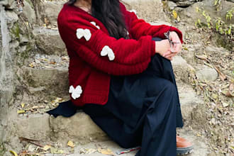 make a crochet cardigan for you