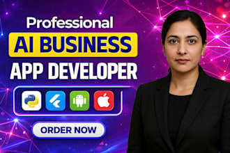 develop a professional business app for android and ios