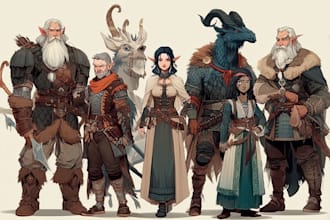 draw your dnd party