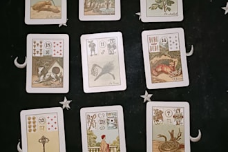 do a personalized tarot and lenormand card reading for love, career and life