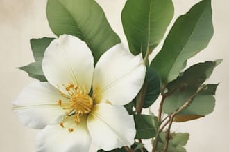 draw a botanical illustration