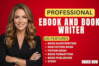 be your nonfiction ebook ghostwriter self help book editor and ghost book writer