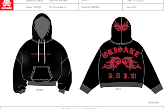 design custom hoodies jacket tech pack