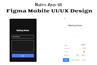 design a clean mobile app ui for startup mvp in figma