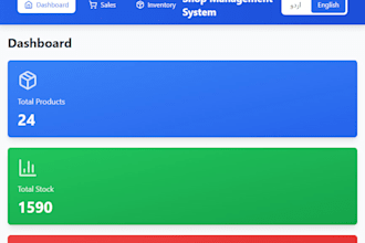 develop a custom offline pos and shop management system