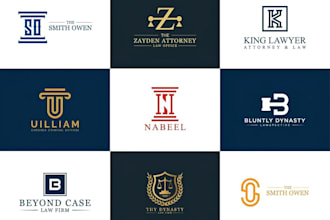 make a legal, attorney and law logo design