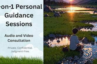 provide 1 on 1 confidential life guidance for people feeling stuck or stressed