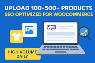 upload woocommerce products with SEO optimization