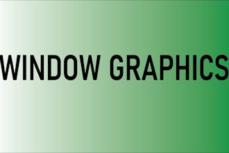 professional window graphic, store graphic, shop front, store front, signage
