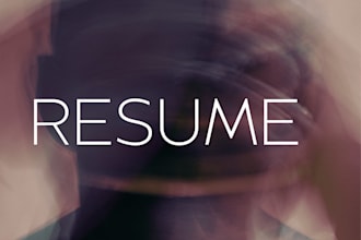 write and edit clear, simple content for resumes, cover letters, and prod